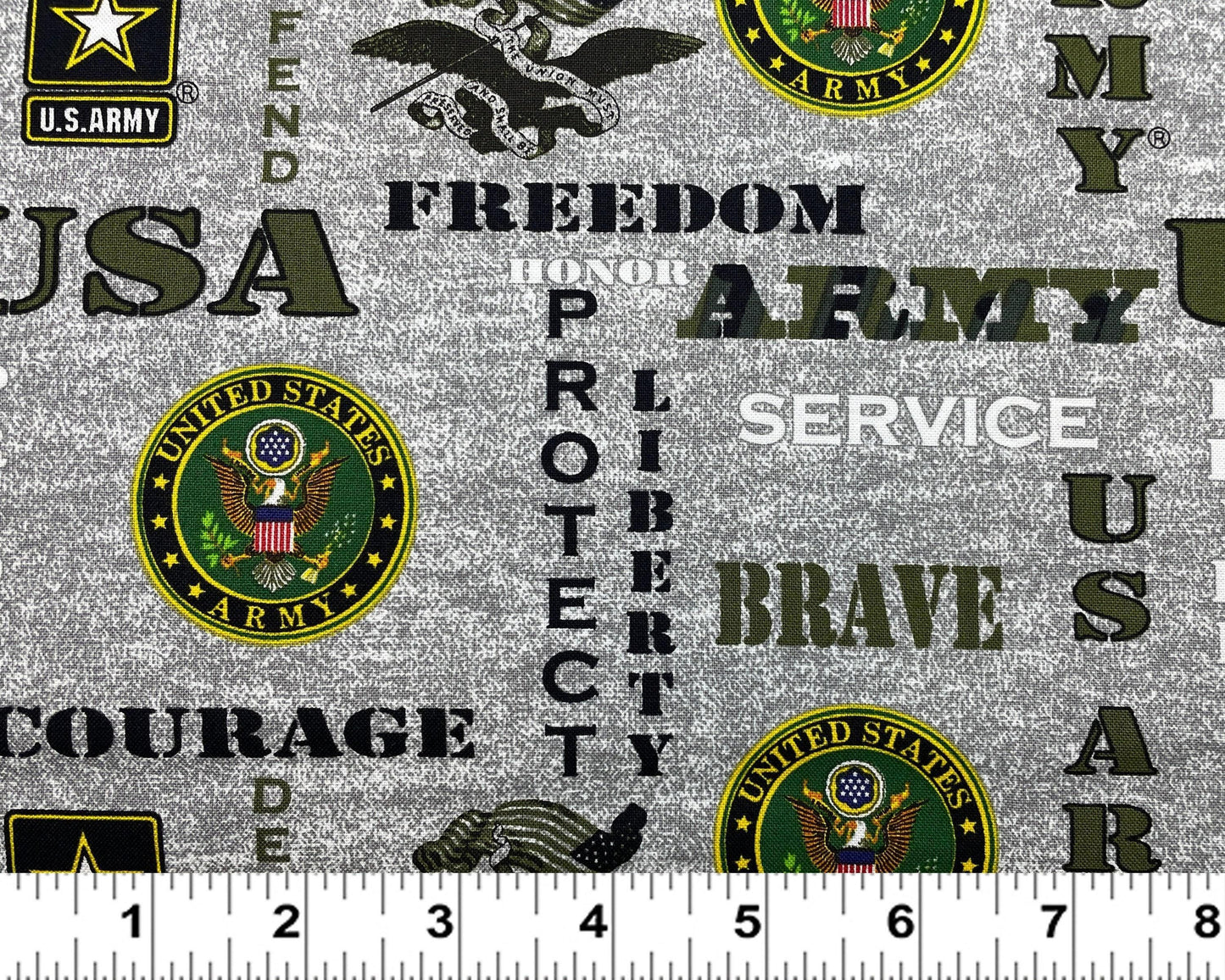 New! US Army fabric - U.S. Military - United States Army from Sykel - Ships NEXT DAY - 100% Cotton Fabric