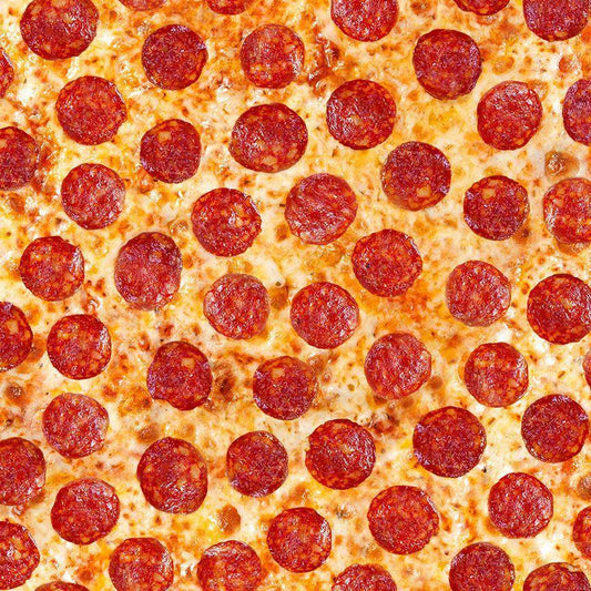 Pepperoni Pizza Fabric - Timeless Treasures - 100% Cotton - Comfort Food