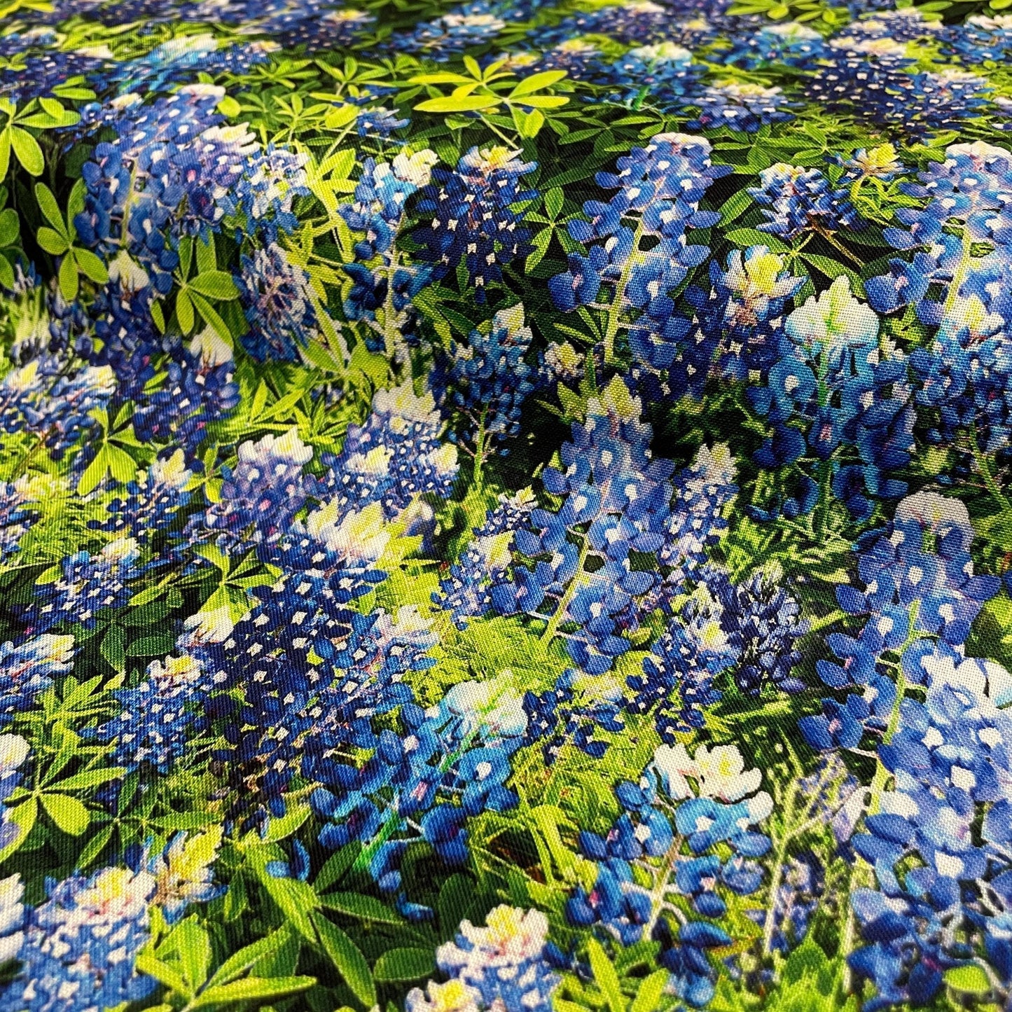 Bluebonnet Flowers - Benartex - 100% Cotton Fabric - Texas Flowers of Friendship
