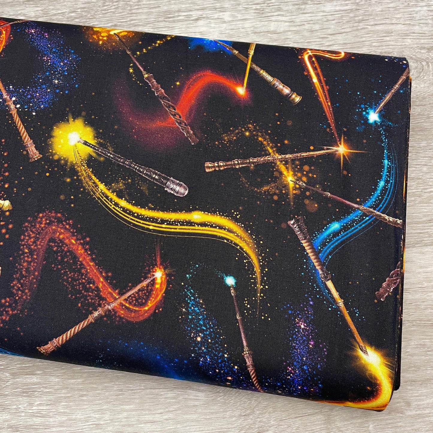 Magic Wands - 100% Cotton Fabric - Timeless Treasures - Mystic Library Collection - Witch