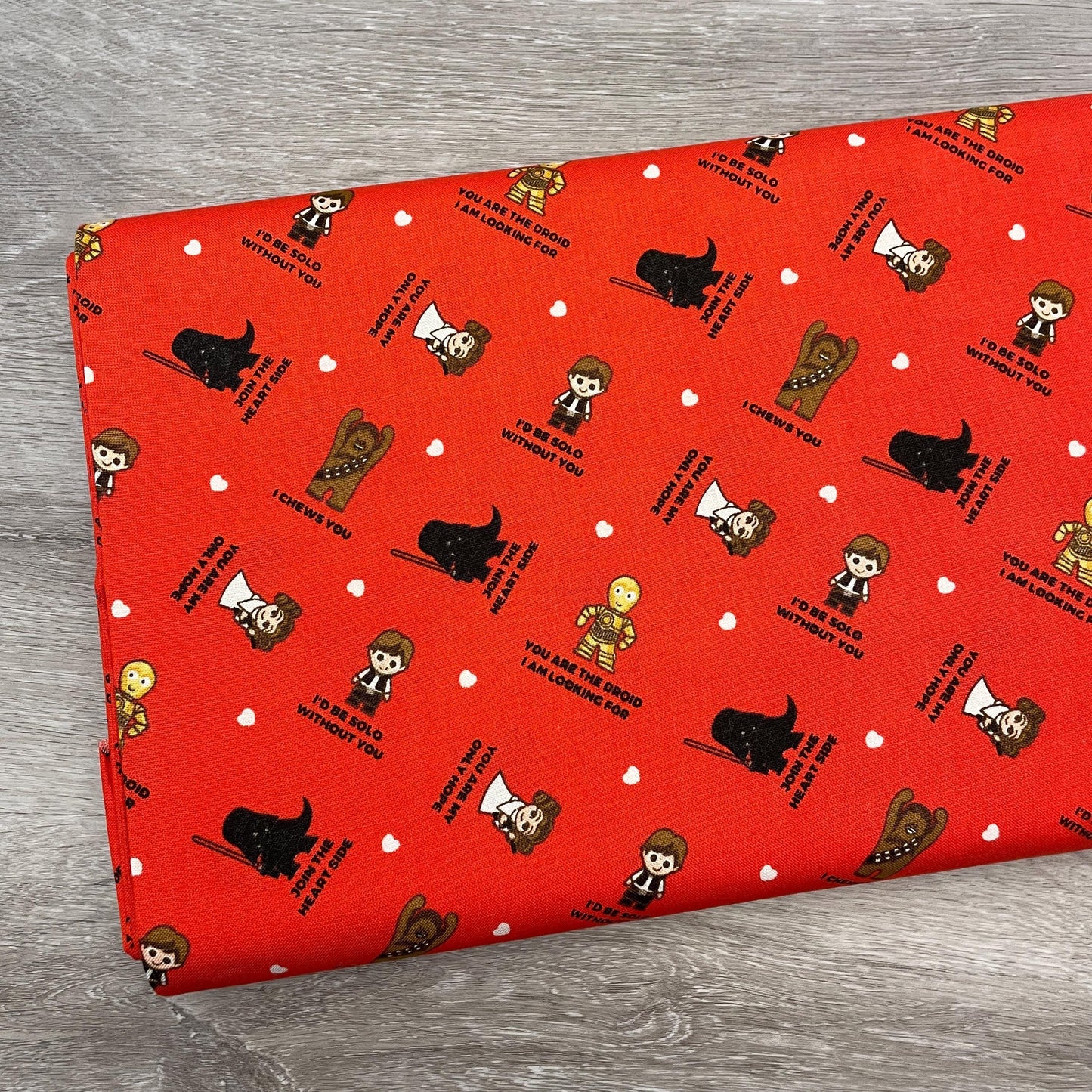 Star Wars Fabric - Character Valentine Greeting