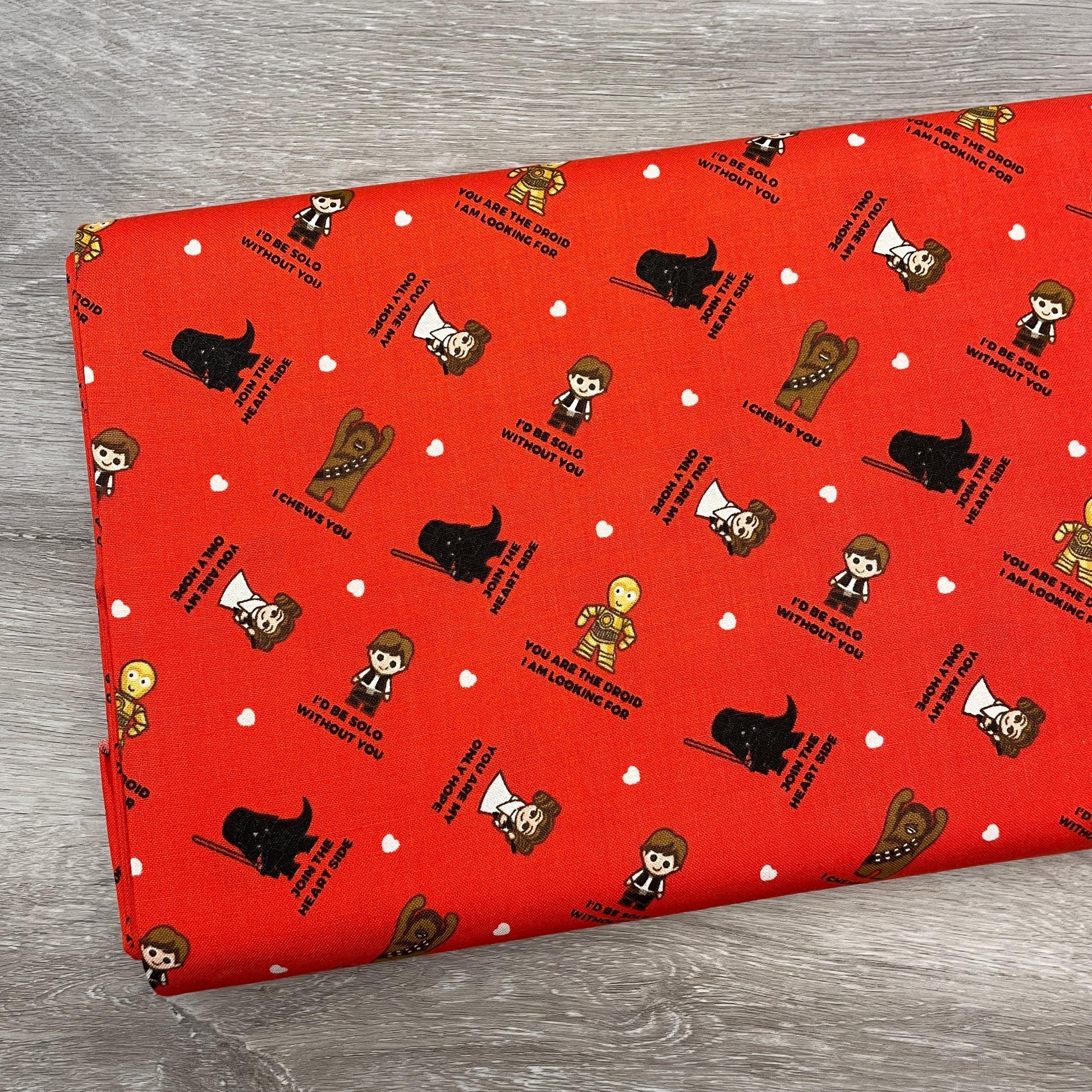 Star Wars Fabric - Character Valentine Greeting