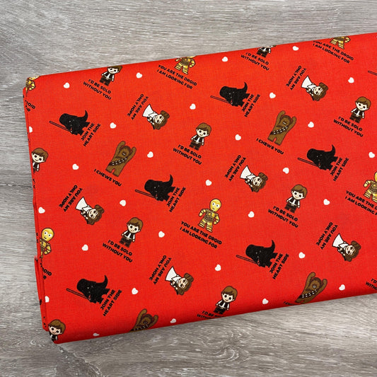 Star Wars Fabric - Character Valentine Greeting