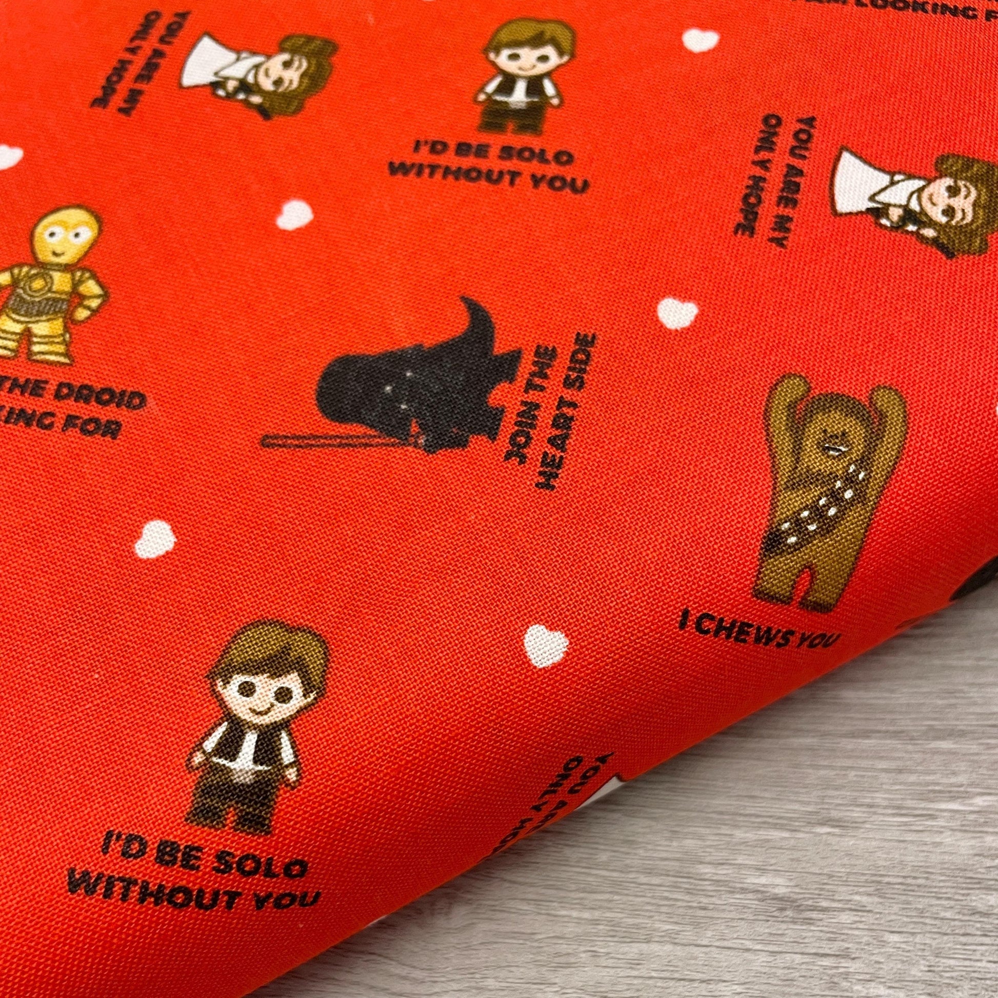Star Wars Fabric - Character Valentine Greeting