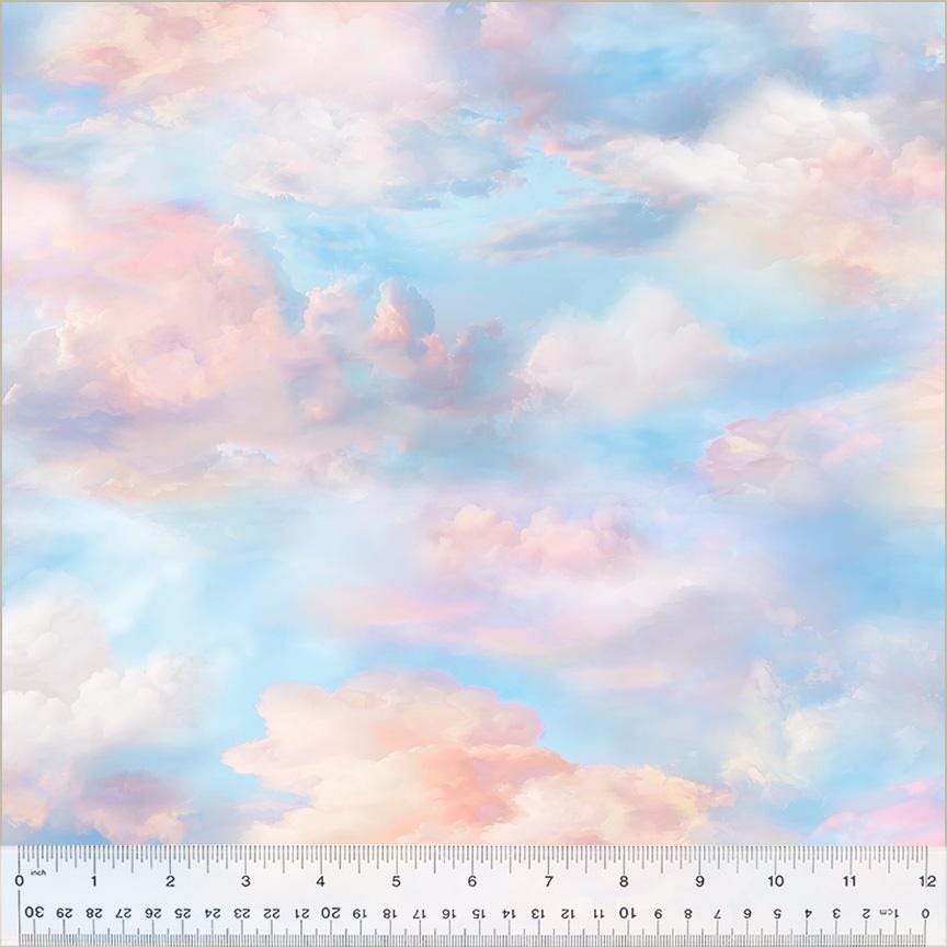 Cloud Fabric - Cotton Candy Skies - Windham Fabrics - 100% Cotton - 54410D-1 Sky