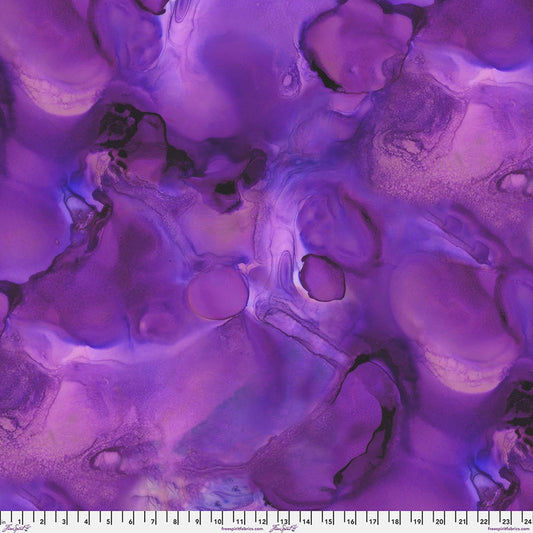 Tim Holtz Alchemy - Opulent - 100% Cotton Fabric - FreeSpirit - Eclectic Elements - Purple Blender