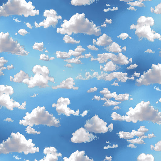 Cloud Fabric - Day Dreaming - Windham Fabrics - 100% Cotton - 512112-X Multi - Blue Skies Weather