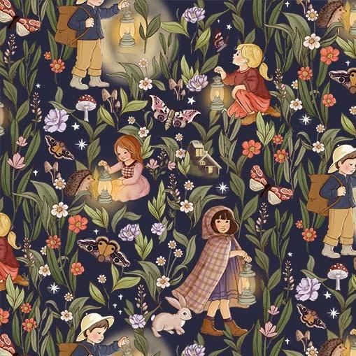 Night Garden - DDC12361-MIDN-D - 100% cotton - Michael Miller