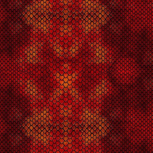 Dragon Scale Fabric - Timeless Treasures - 100% Cotton - Dragon Fire Collection - Dinosaur Skin - CD2443 ORANGE