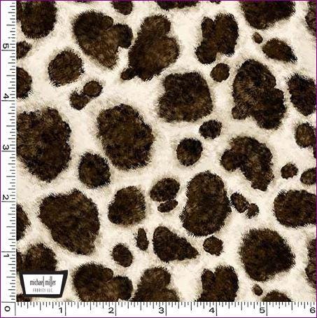 Cowhide COTTON Fabric - Not real leather - Michael Miller