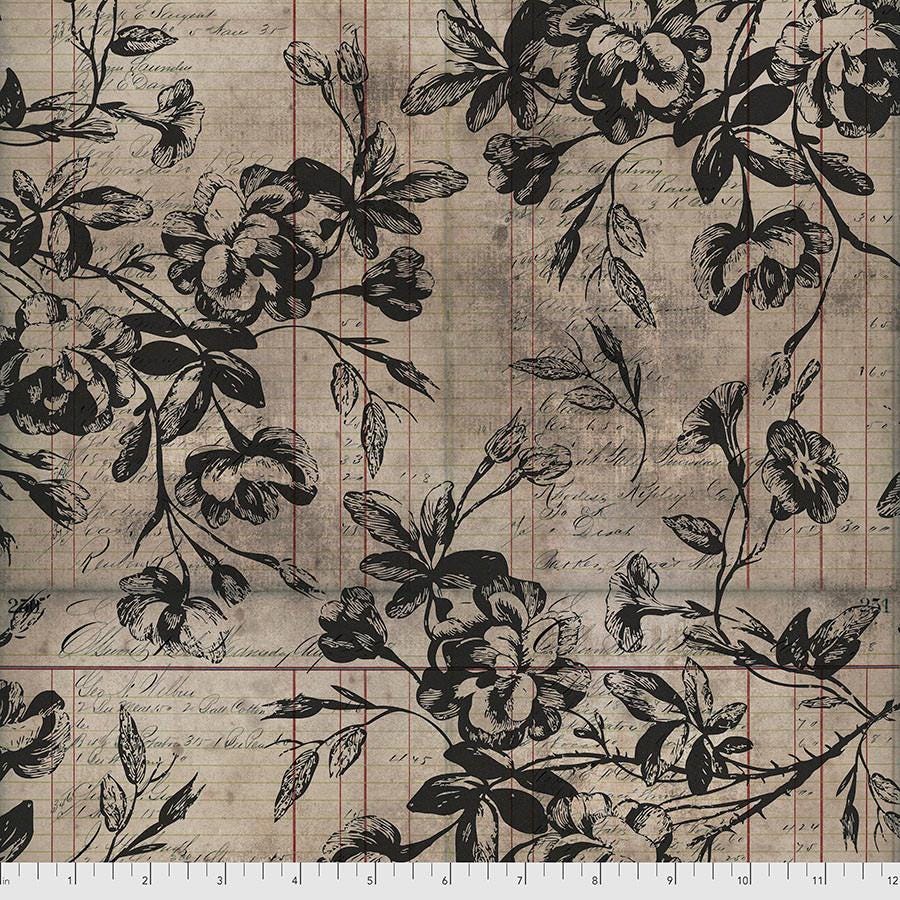 Tim Holtz Beloved - 100% Cotton Fabric - FreeSpirit - Eclectic Elements - Foundations Collection - Floral