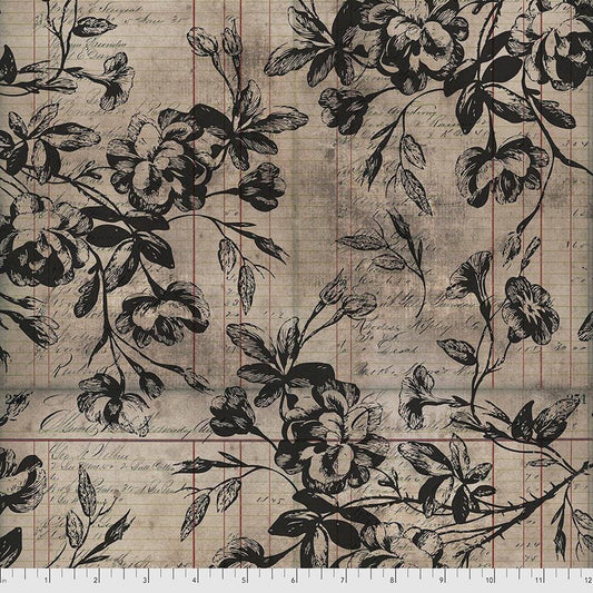 Tim Holtz Beloved - 100% Cotton Fabric - FreeSpirit - Eclectic Elements - Foundations Collection - Floral