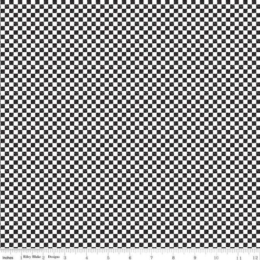 Mottled Check fabric - 1/4" check - 100% cotton - Riley Blake C820