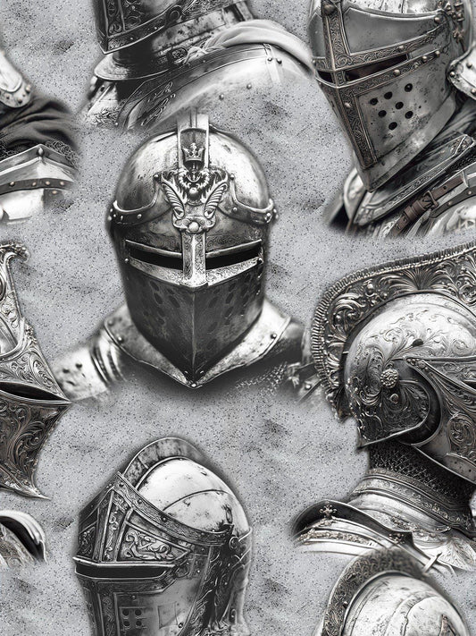 Knight fabric - 100% cotton - Sykel - Mascot Madness 10558