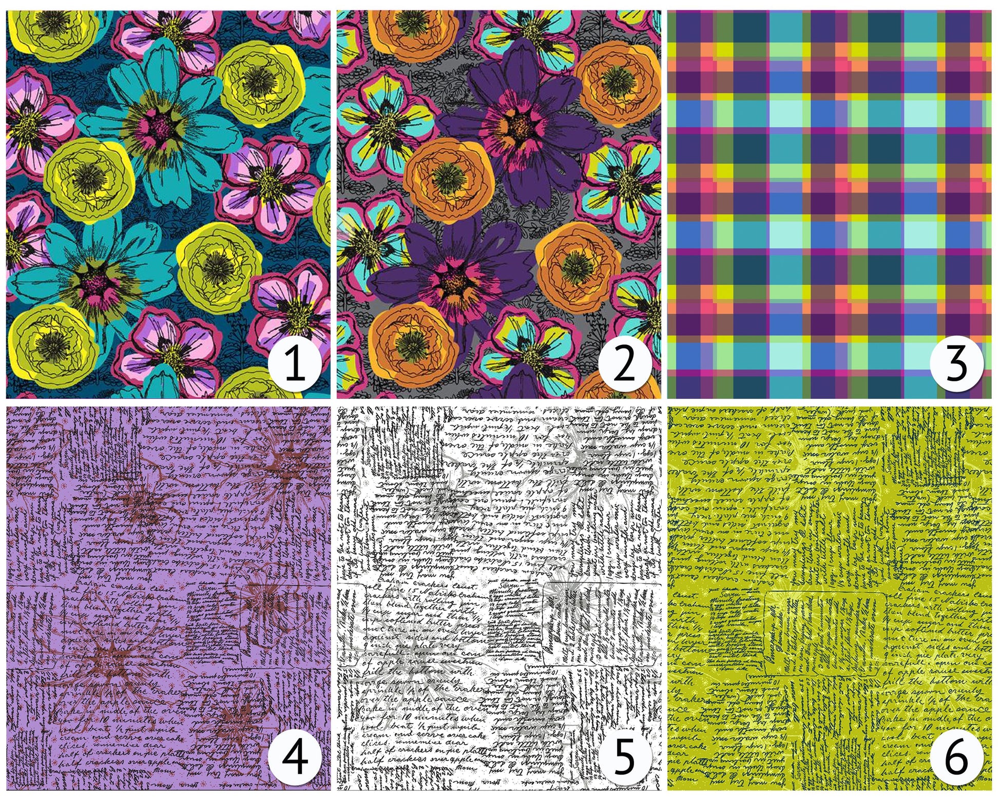 Flower Fields - Winding Road Collection - Windham Fabrics - 100% Cotton