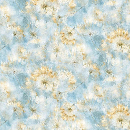 Dandelion Fabric - Mystic Meadow - Timeless Treasures - 100% Cotton - CD4217