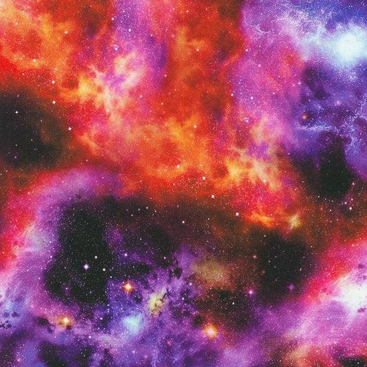 Galaxy Cats - Space Fabric - Robert Kaufman - 100% Cotton - SRKD-23927-324 SUNDANCE