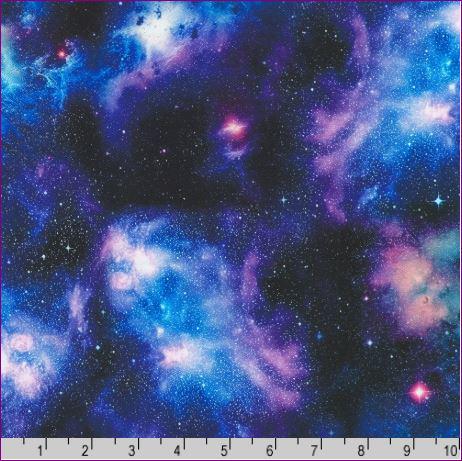 Galaxy Cats - Space Fabric - Robert Kaufman - 100% Cotton - SRKD-23927-364 ASTRAL