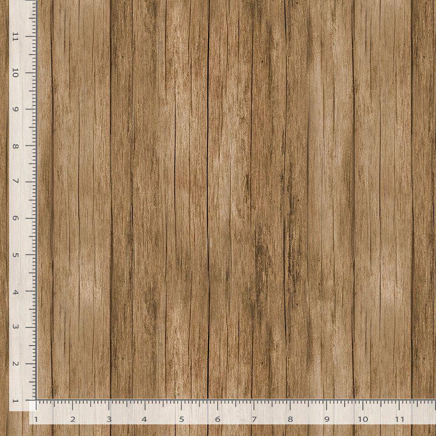 Wood Grain Fabric - 100% Cotton - Timeless Treasures - You are my Sunshine - CD3886 Brown