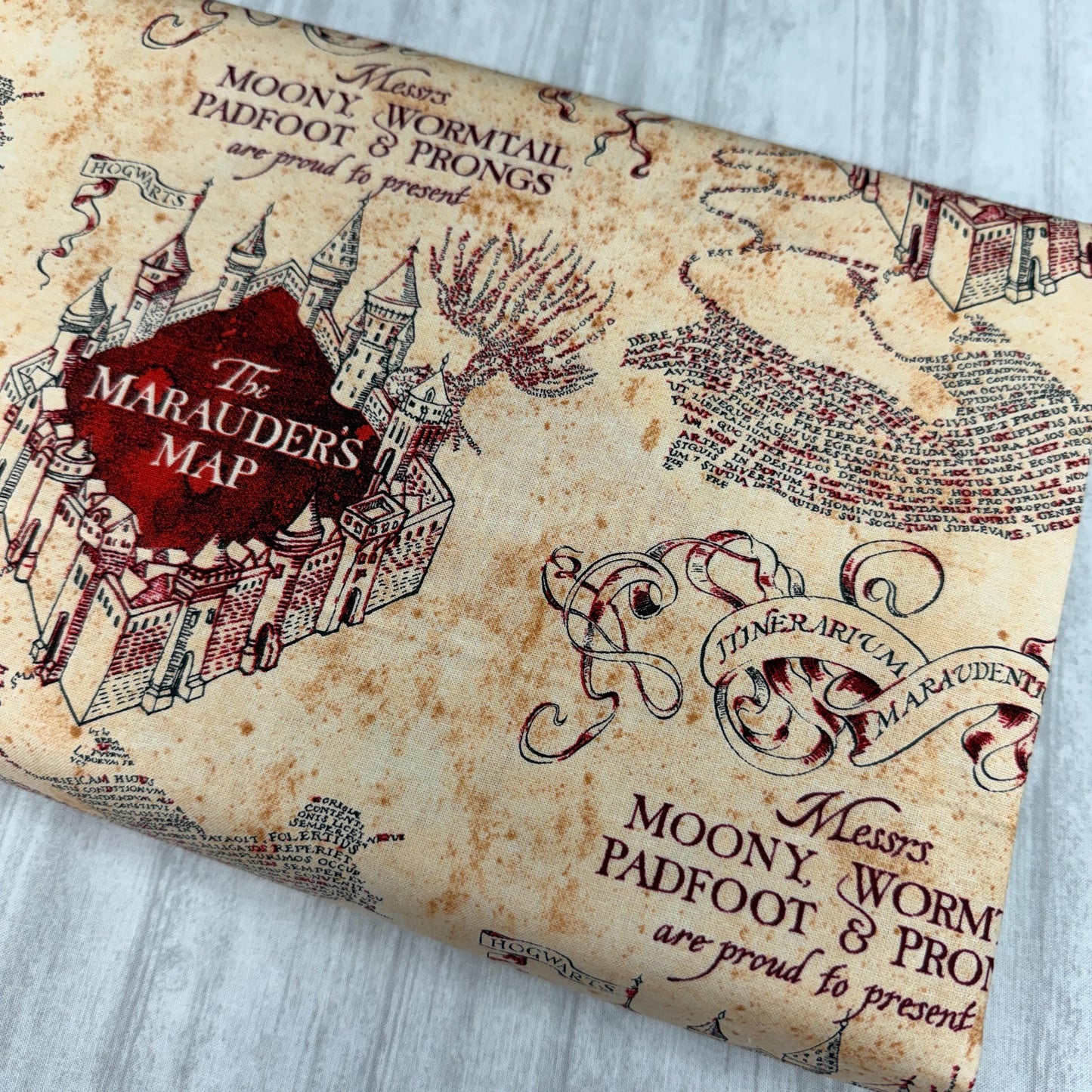 Harry Potter Marauder's Map Fabric - 100% cotton - Camelot