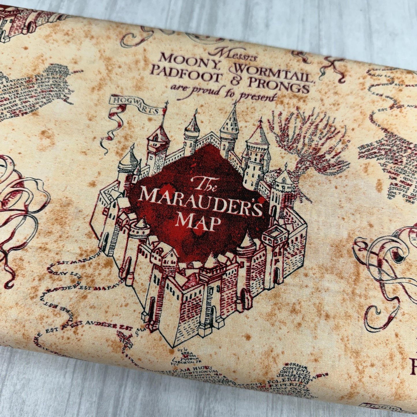 Harry Potter Marauder's Map Fabric - 100% cotton - Camelot