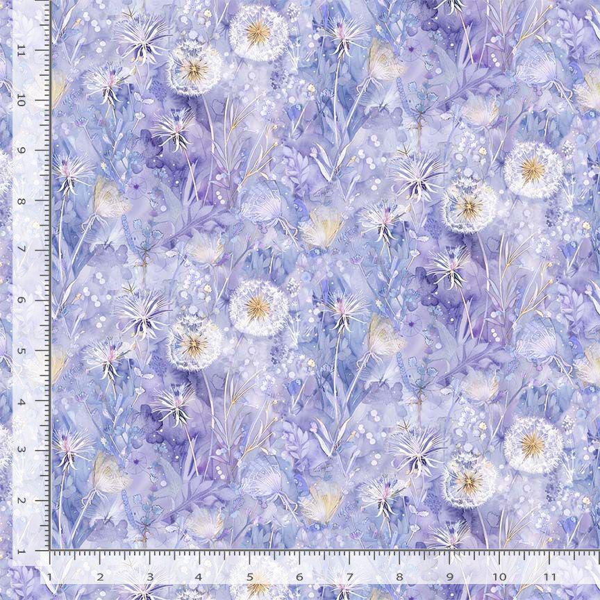 Wild Flower fabric - Mystic Meadows - Timeless Treasures - 100% Cotton