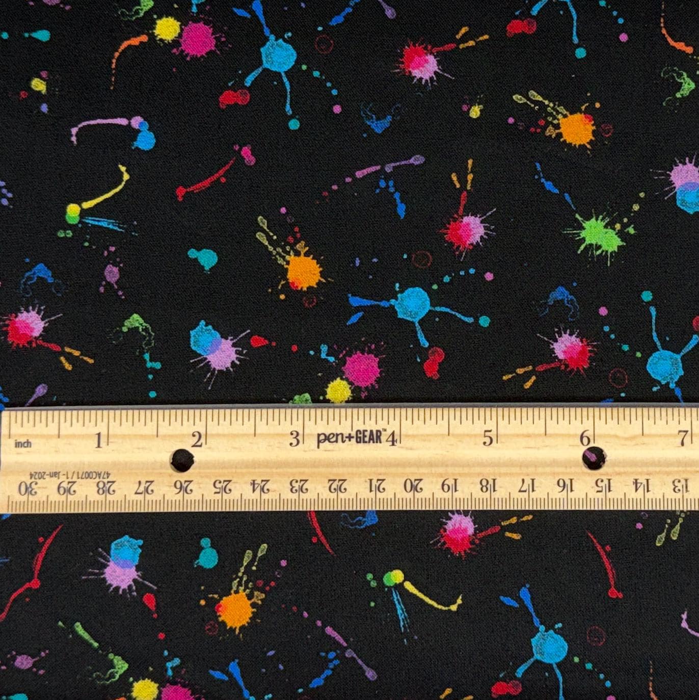 Paint Splatter Fabric - 100% Cotton - Timeless Treasures - CD3824