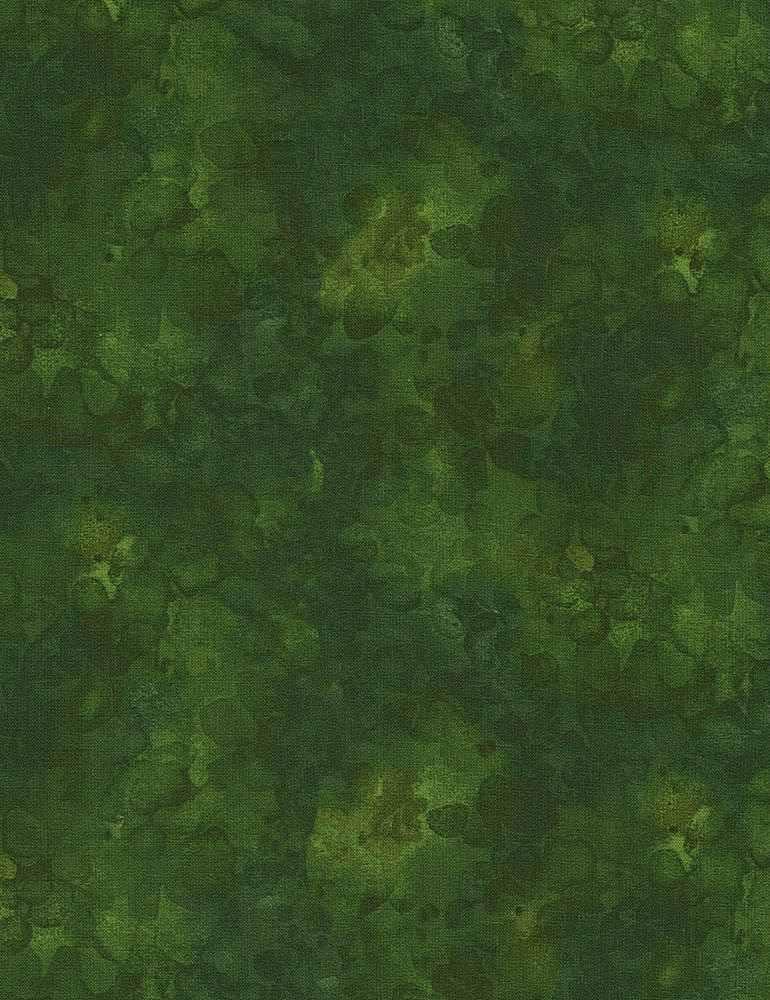 Green Watercolor Blender - Texture - Forest - Timeless Treasures - 100% Cotton - Solid-ish - KIM-C6100 FOREST