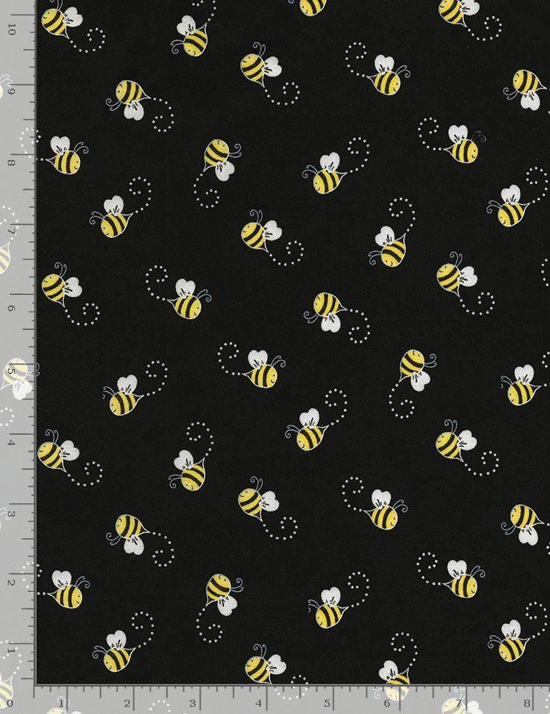 Flying Bee Fabric - Advice from a sunflower - Timeless Treasures - 100% Cotton