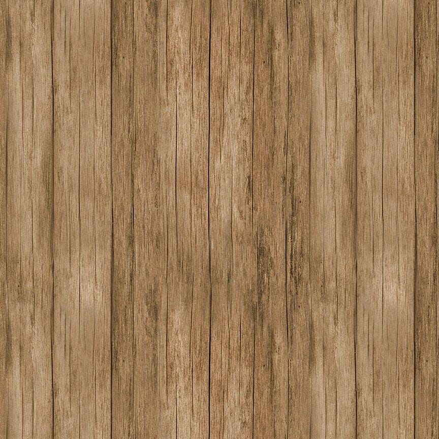 Wood Grain Fabric - 100% Cotton - Timeless Treasures - You are my Sunshine - CD3886 Brown