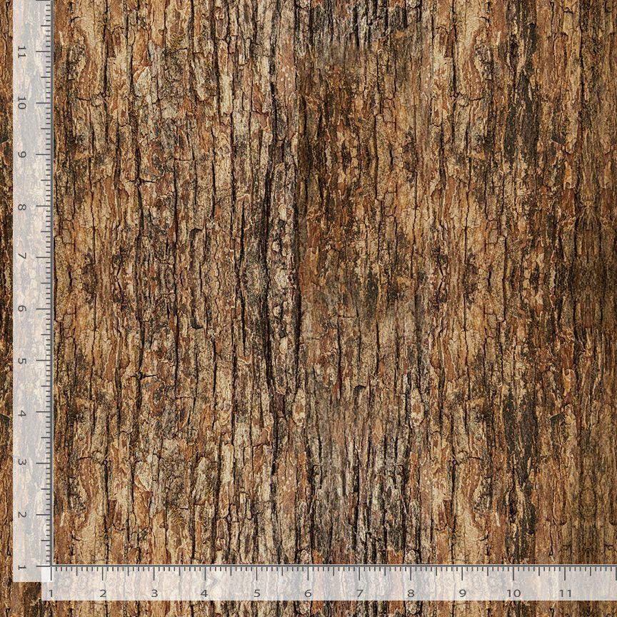 Wood Tree Bark Fabric - 100% Cotton - Timeless Treasures - CD3832