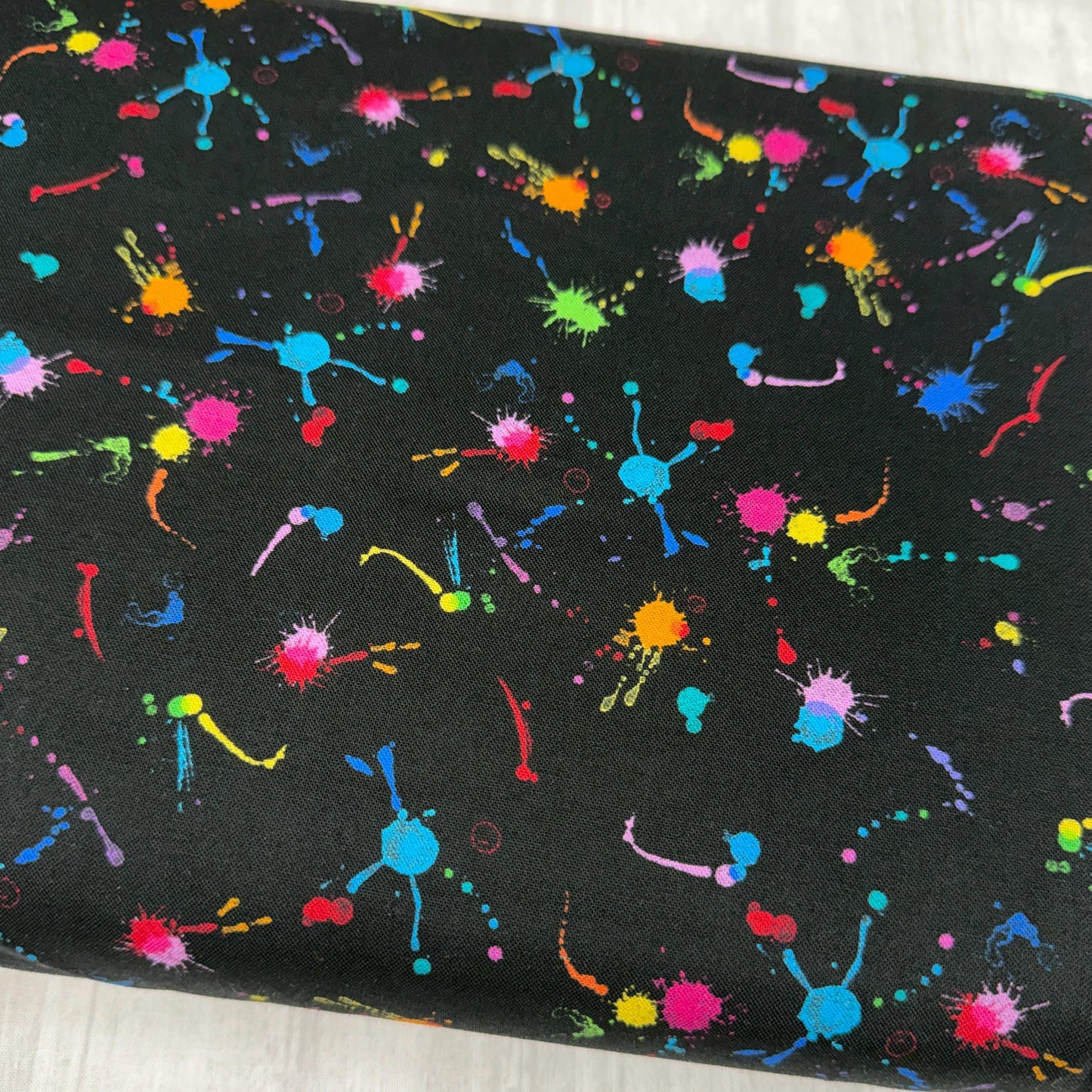 Paint Splatter Fabric - 100% Cotton - Timeless Treasures - CD3824
