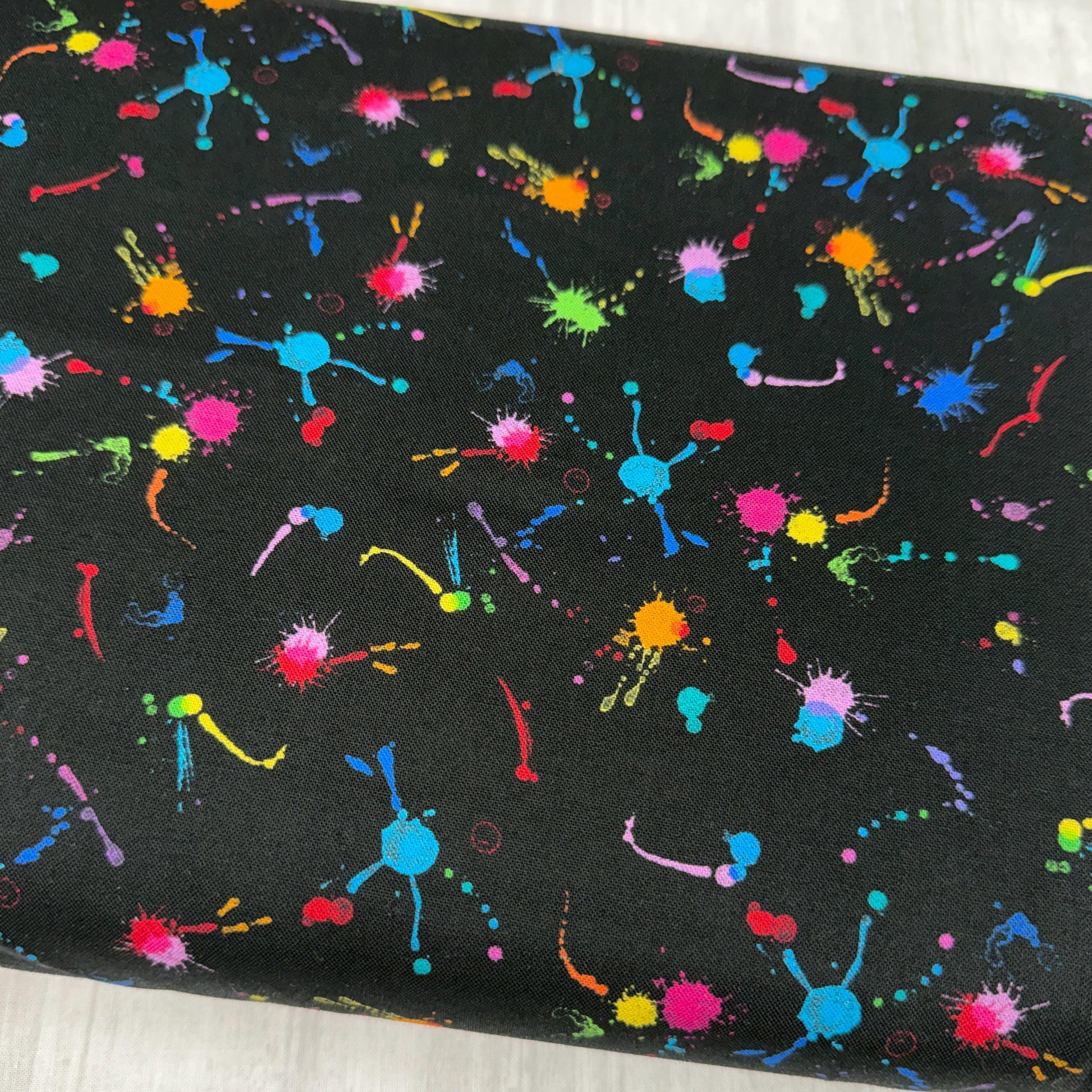 Paint Splatter Fabric - 100% Cotton - Timeless Treasures - CD3824