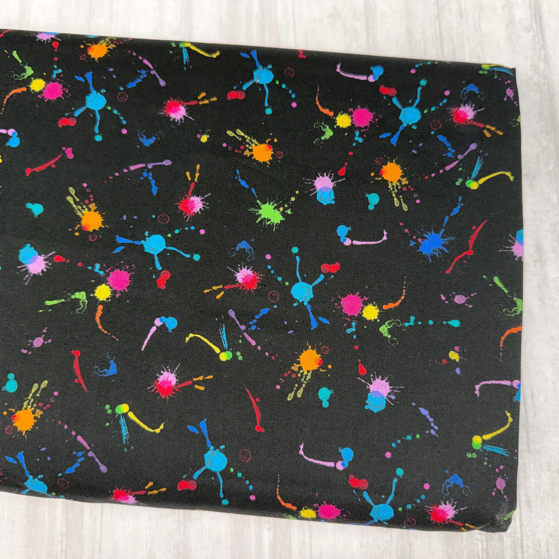 Paint Splatter Fabric - 100% Cotton - Timeless Treasures - CD3824