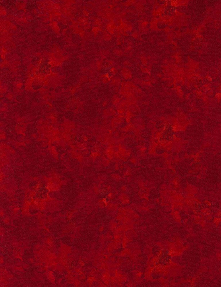 Red Watercolor Blender - Texture - Cherry - Timeless Treasures - 100% Cotton - Solid-ish - KIM-C6100 Cherry