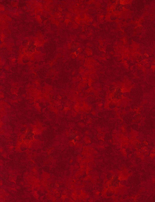 Red Watercolor Blender - Texture - Cherry - Timeless Treasures - 100% Cotton - Solid-ish - KIM-C6100 Cherry