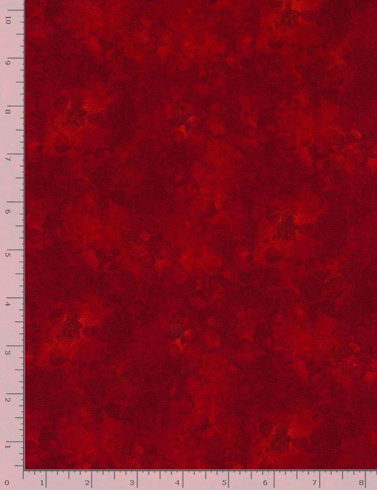 Red Watercolor Blender - Texture - Cherry - Timeless Treasures - 100% Cotton - Solid-ish - KIM-C6100 Cherry