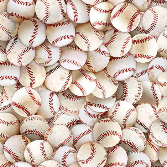 Packed Baseball fabric - 100% Cotton - Timeless Treasures - CD3879