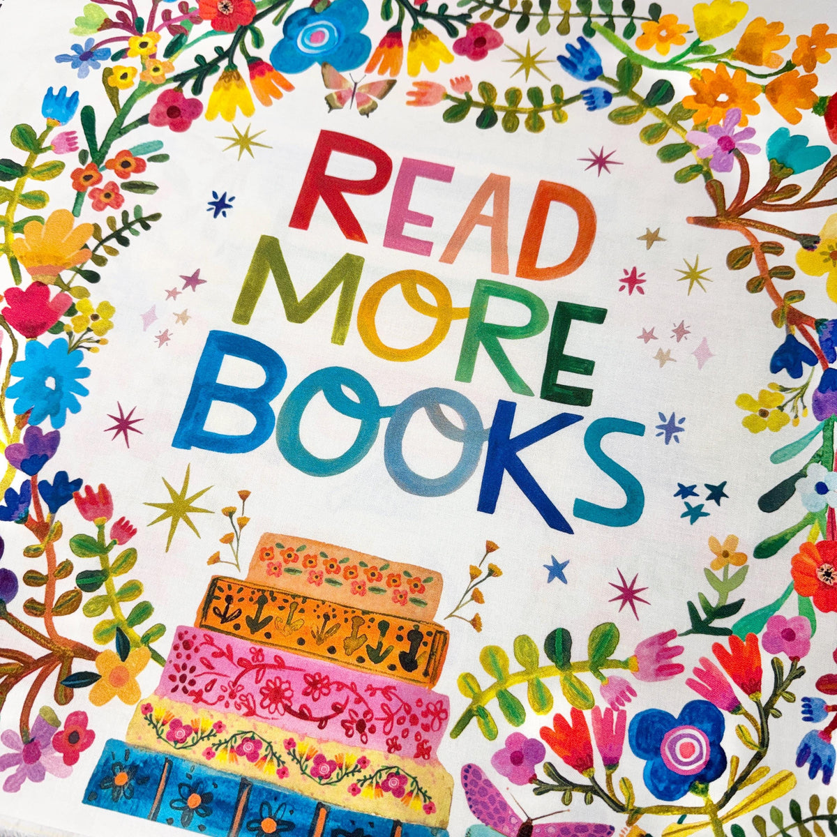 Books are Magic Panel - 36" x 44" - Michael Miller - 100% cotton fabric