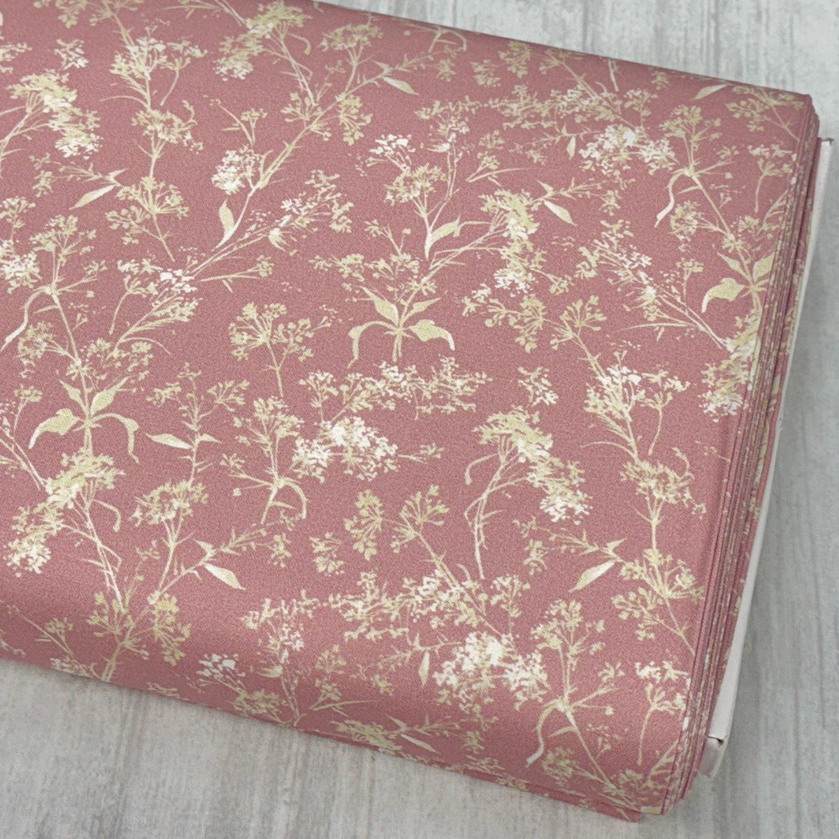 Branches - Wild Flowers Collection by the Smithsonian Institute - 100% Cotton - Marcus Fabrics - R651626D PINK