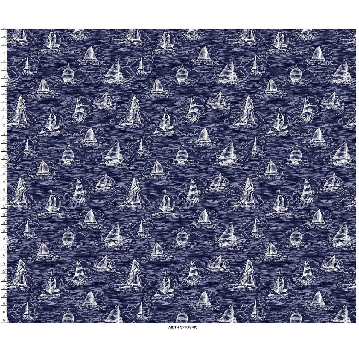 Sailing Fabric - Regatta Days - Maywood Studio - 100% Cotton