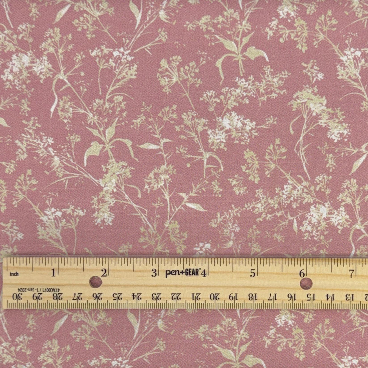Branches - Wild Flowers Collection by the Smithsonian Institute - 100% Cotton - Marcus Fabrics - R651626D PINK