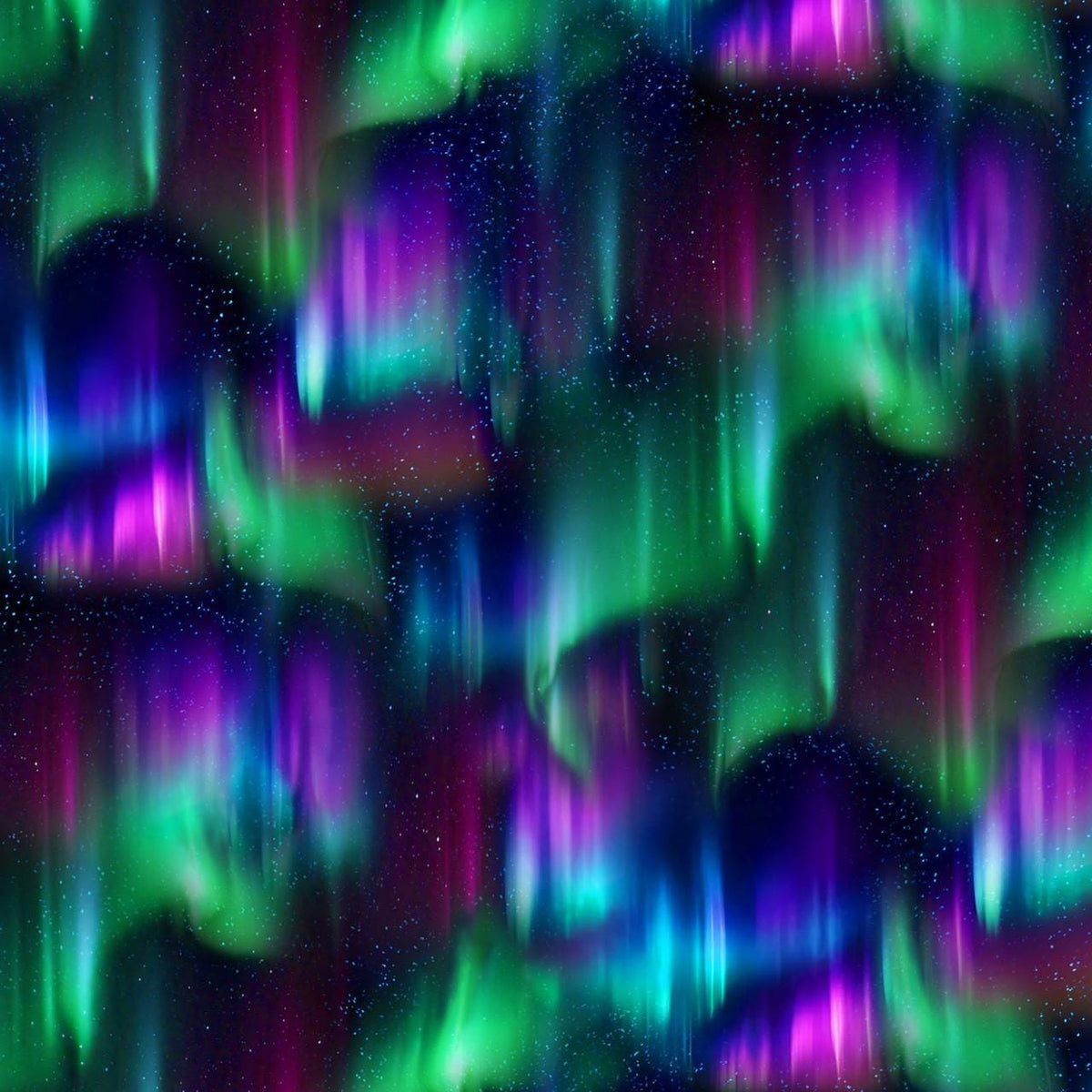 Northern Lights Fabric - Aurora - Elizabeth's Studio - 100% Cotton - 735Multi