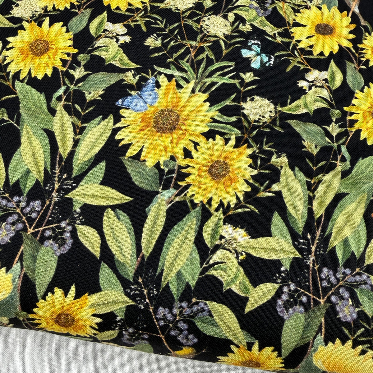 Sunflower Fabric - Mediterranean Sun - Michael Miller - 100% Cotton - DDC11909-SUNX-D