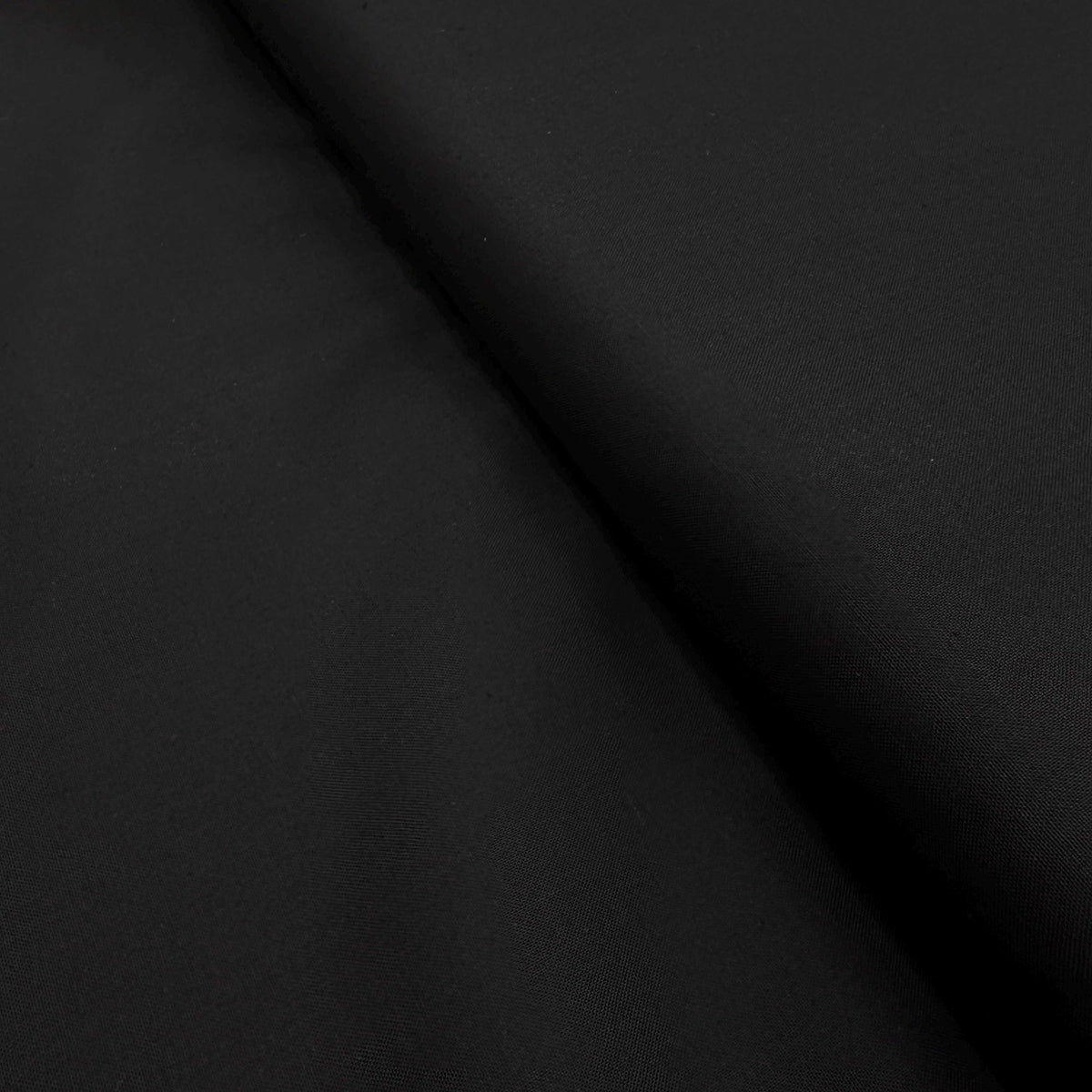 Solid Black Fabric - Timeless Treasures - 100% Cotton - SoHo Basics