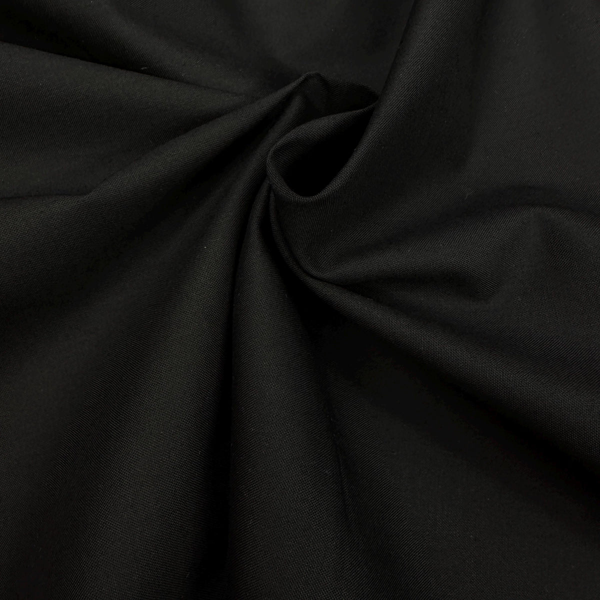 Solid Black Fabric - Timeless Treasures - 100% Cotton - SoHo Basics