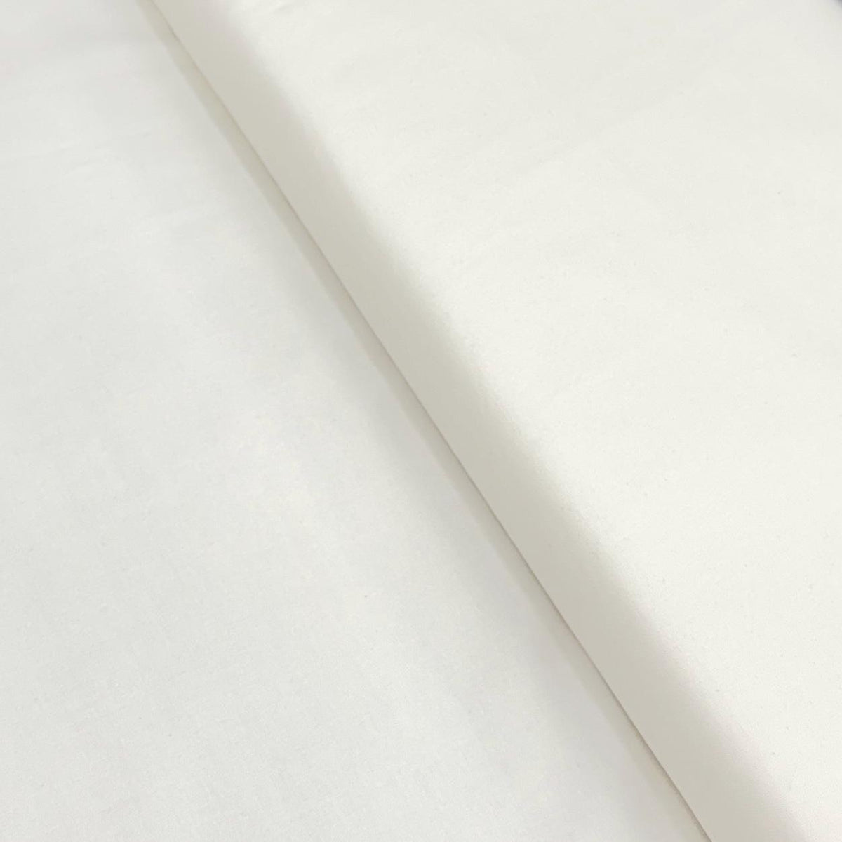 Solid White Fabric - Timeless Treasures - 100% Cotton - SoHo Basics
