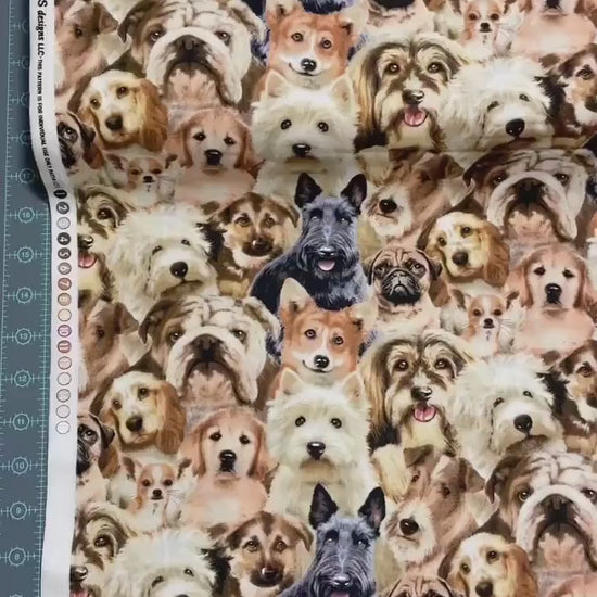 Dog fabric by the yard - Petpourri