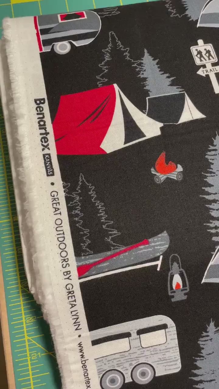 Gone Camping Fabric - Great Outdoors