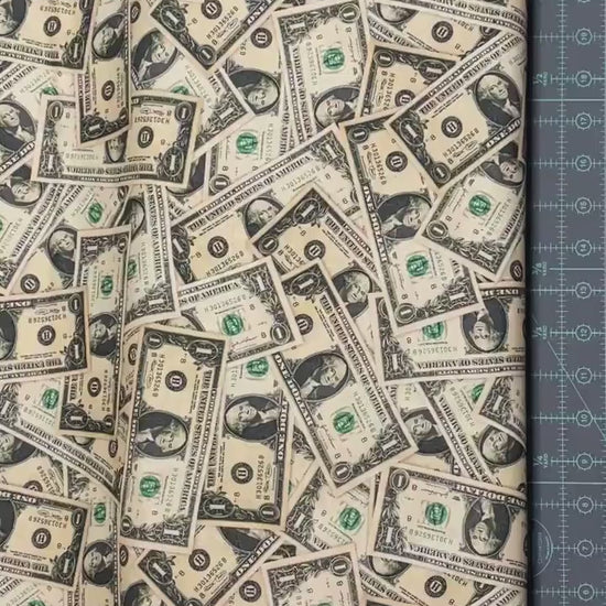 Money Fabric - Dollar Bills